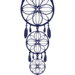 Ażur Panel Łapacz Snów – Jasna zieleń