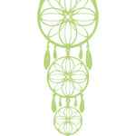 Ażur Panel Łapacz Snów – Jasna zieleń