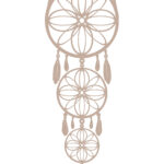 Ażur Panel Łapacz Snów – Mięta