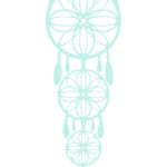 Ażur Panel Łapacz Snów – Mięta Ażur Panel Łapacz Snów – Mięta