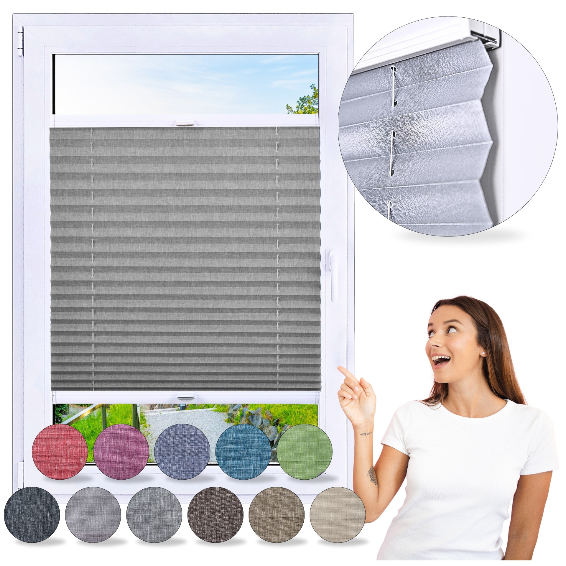 Rolety Plisowane Melange Lux Thermo Rolety Plisowane Melange Lux Thermo