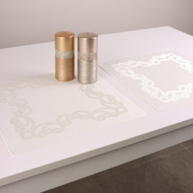 Serweta żakardowa Piano – Ekri