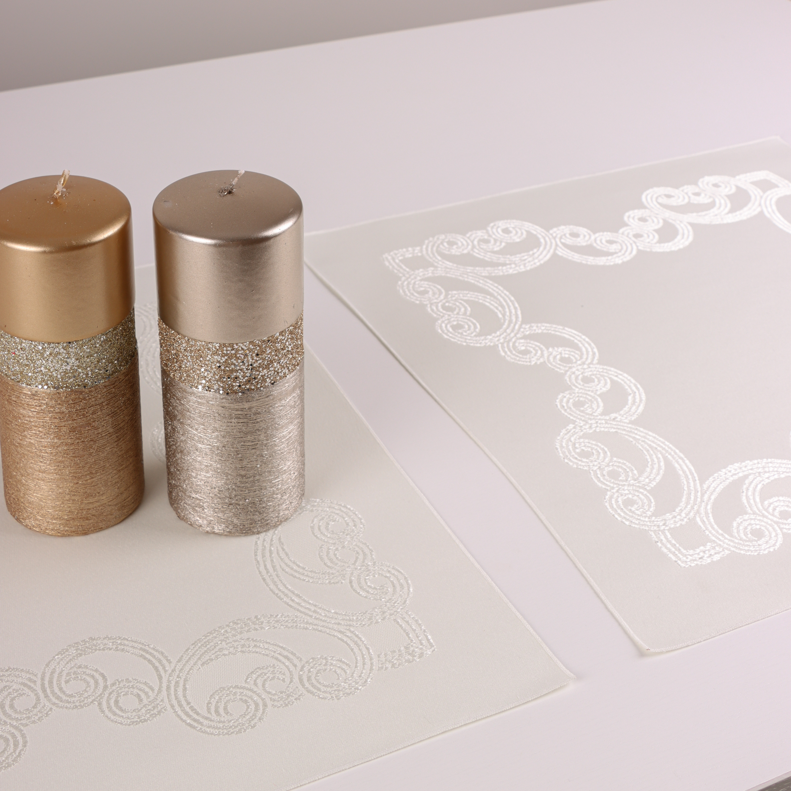 Serweta żakardowa Piano – Ekri Serweta żakardowa Piano – Ekri