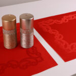 Serweta żakardowa Piano – Czerwień