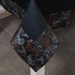 Obrus Magnat – Czarny + Srebro miedź