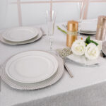 Obrus Brokat – Srebro Obrus Brokat – Srebro