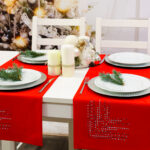 Bieżnik Panama Decor – Czerwony