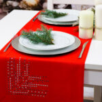 Bieżnik Panama Decor – Czerwony