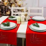 Bieżnik Panama Decor – Czerwony