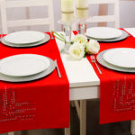 Bieżnik Panama Decor – Czerwony