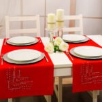 Bieżnik Panama Decor – Czerwony