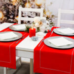 Bieżnik Panama Lux – Czerwień srebro Bieżnik Panama Lux – Czerwień srebro