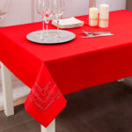 Obrus Panama – Czerwony