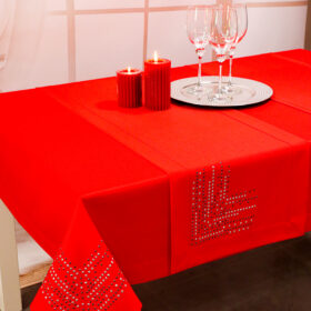 Obrus Panama Decor – Czerwony Obrus Panama Decor – Czerwony