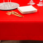 Obrus Panama – Czerwony