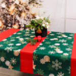 Bieżnik Świąteczny-zielony Bieżnik Świąteczny-zielony