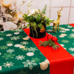 Bieżnik Świąteczny-zielony Bieżnik Świąteczny-zielony