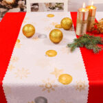 Bieżnik Świąteczny- złote bombki Bieżnik Świąteczny- złote bombki