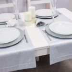 Bieżnik Brokat – Srebro