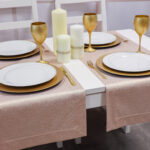 Bieżnik Brokat – Złoto Bieżnik Brokat – Złoto