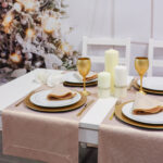 Bieżnik Brokat – Srebro