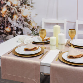 Bieżnik Brokat – Złoto