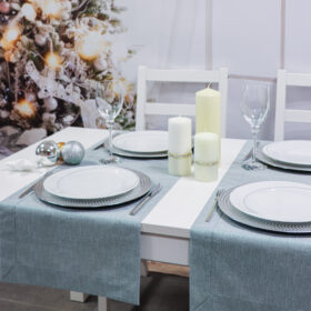 Bieżnik Brokat -Zielony