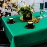 Obrus Brokat – Srebro