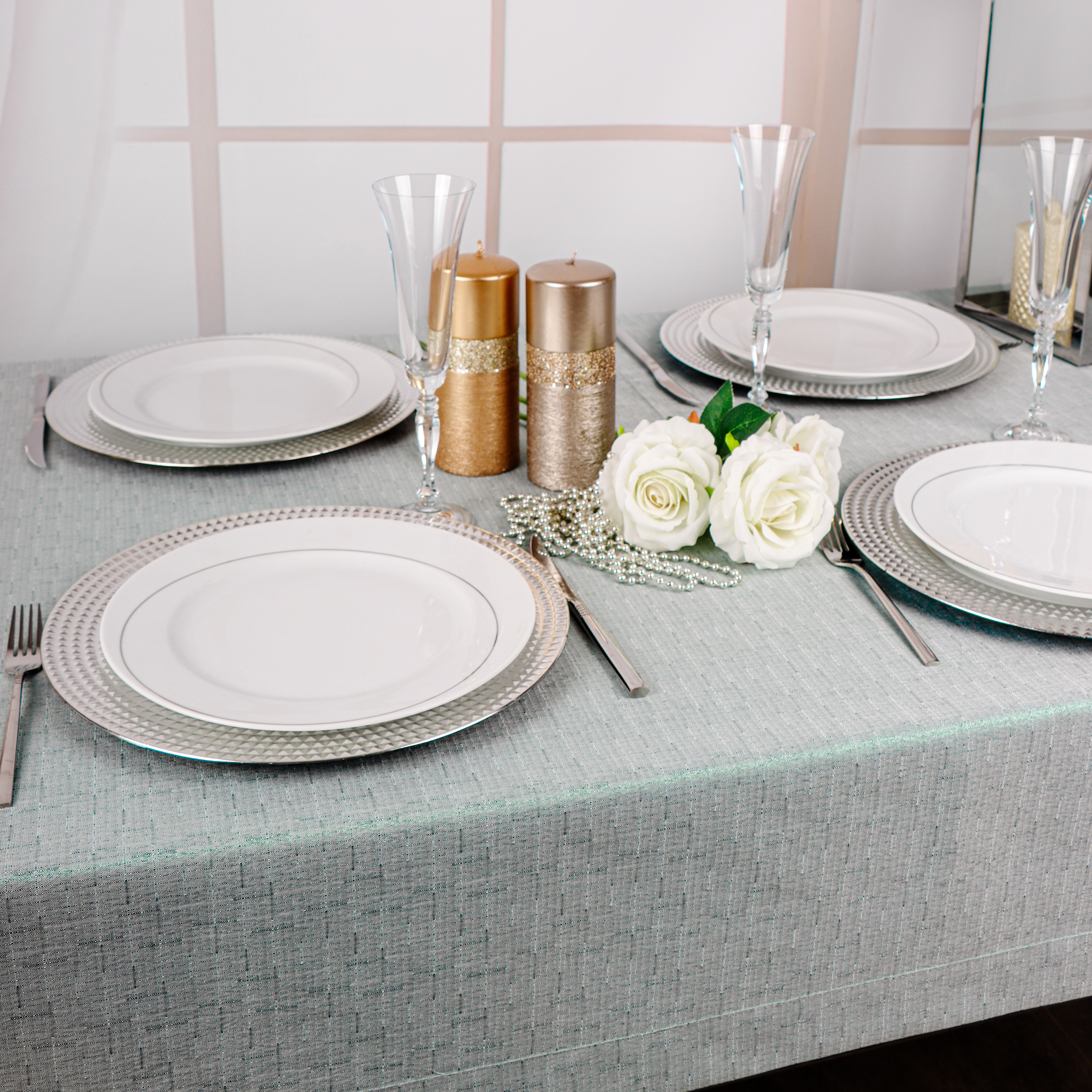 Obrus Brokat- Zielony Obrus Brokat- Zielony