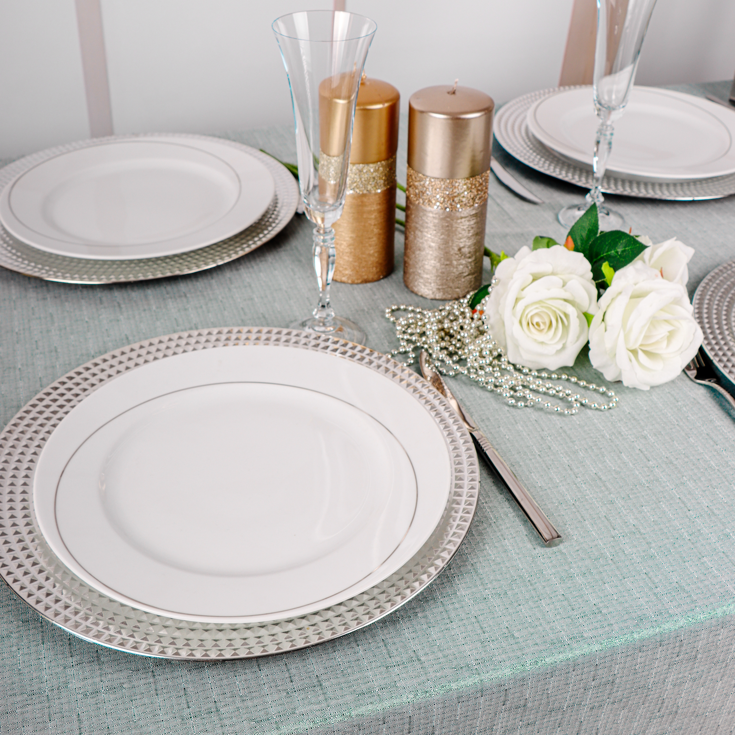 Obrus Brokat- Zielony Obrus Brokat- Zielony