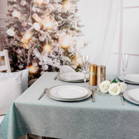 Obrus Brokat- Zielony