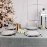 Obrus Brokat- Zielony Obrus Brokat- Zielony