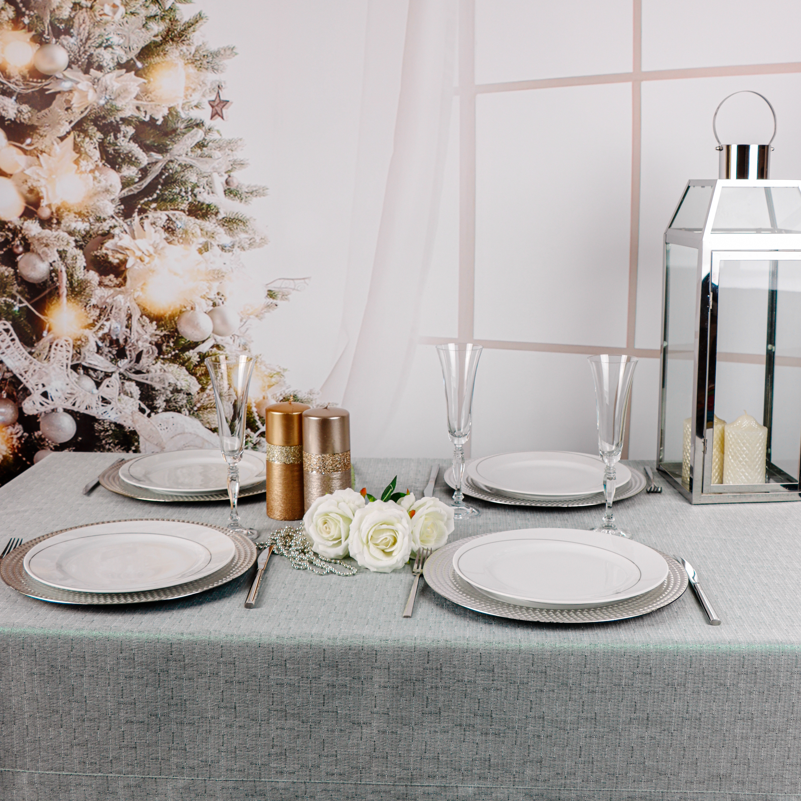 Obrus Brokat- Zielony Obrus Brokat- Zielony