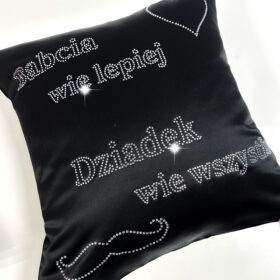 Poszewka dekoracyjna Babcia wie lepiej Dziadek wie wszystko