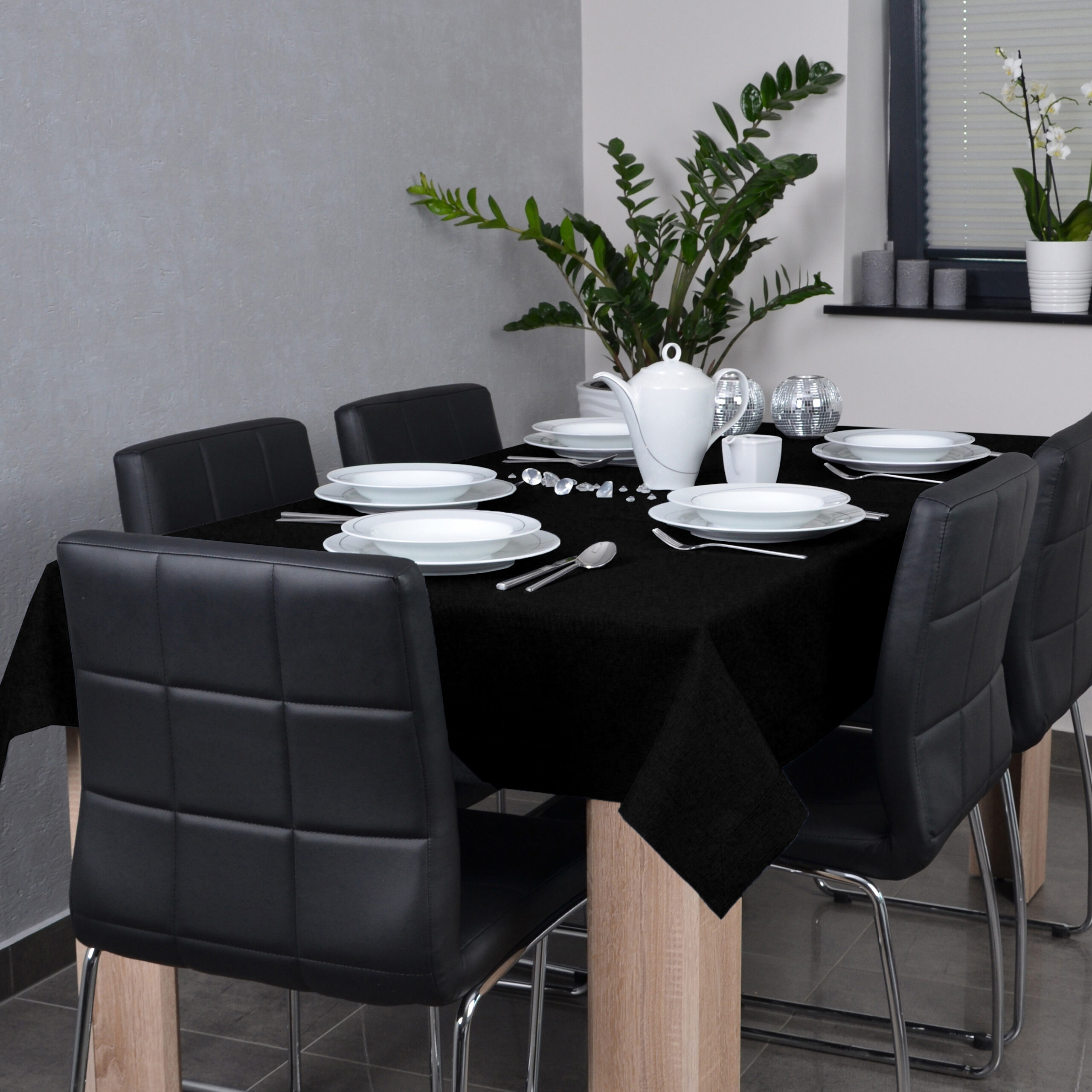 Obrus Panama – Czarny Obrus Panama – Czarny