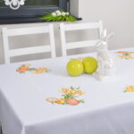 Obrus z Gipiurą – biały