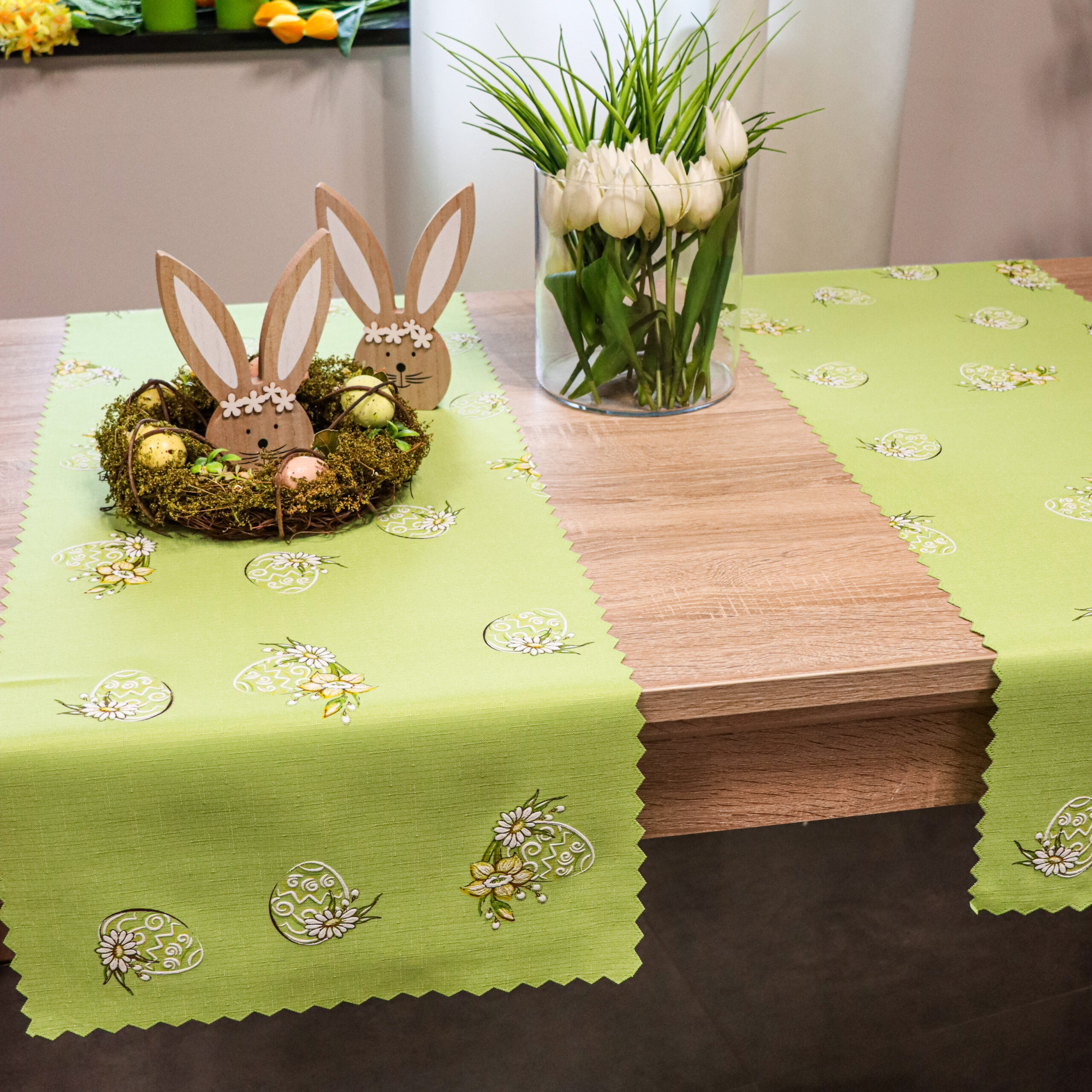 Bieżnik Wielkanocny -Zielony Bieżnik Wielkanocny -Zielony