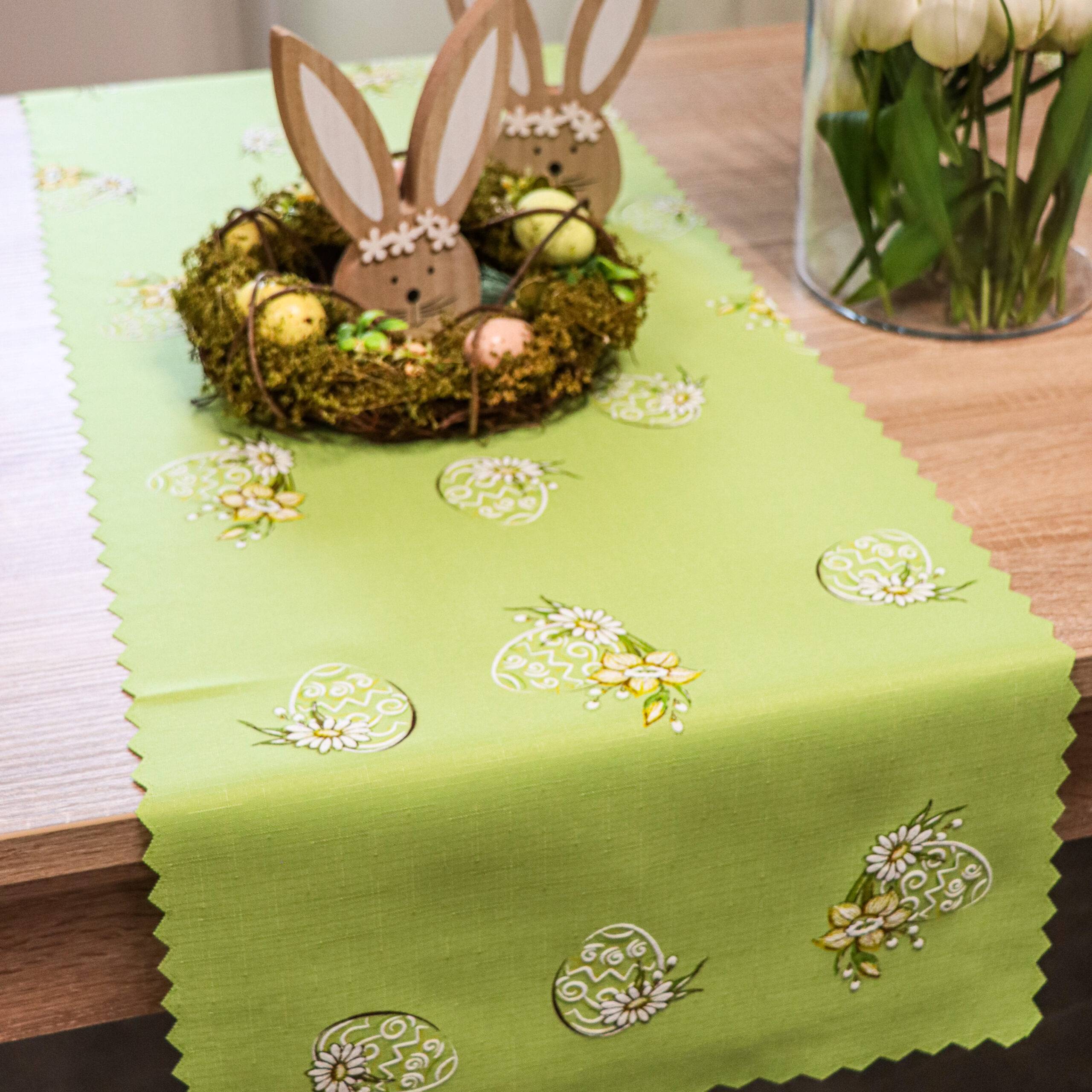 Bieżnik Wielkanocny -Zielony Bieżnik Wielkanocny -Zielony