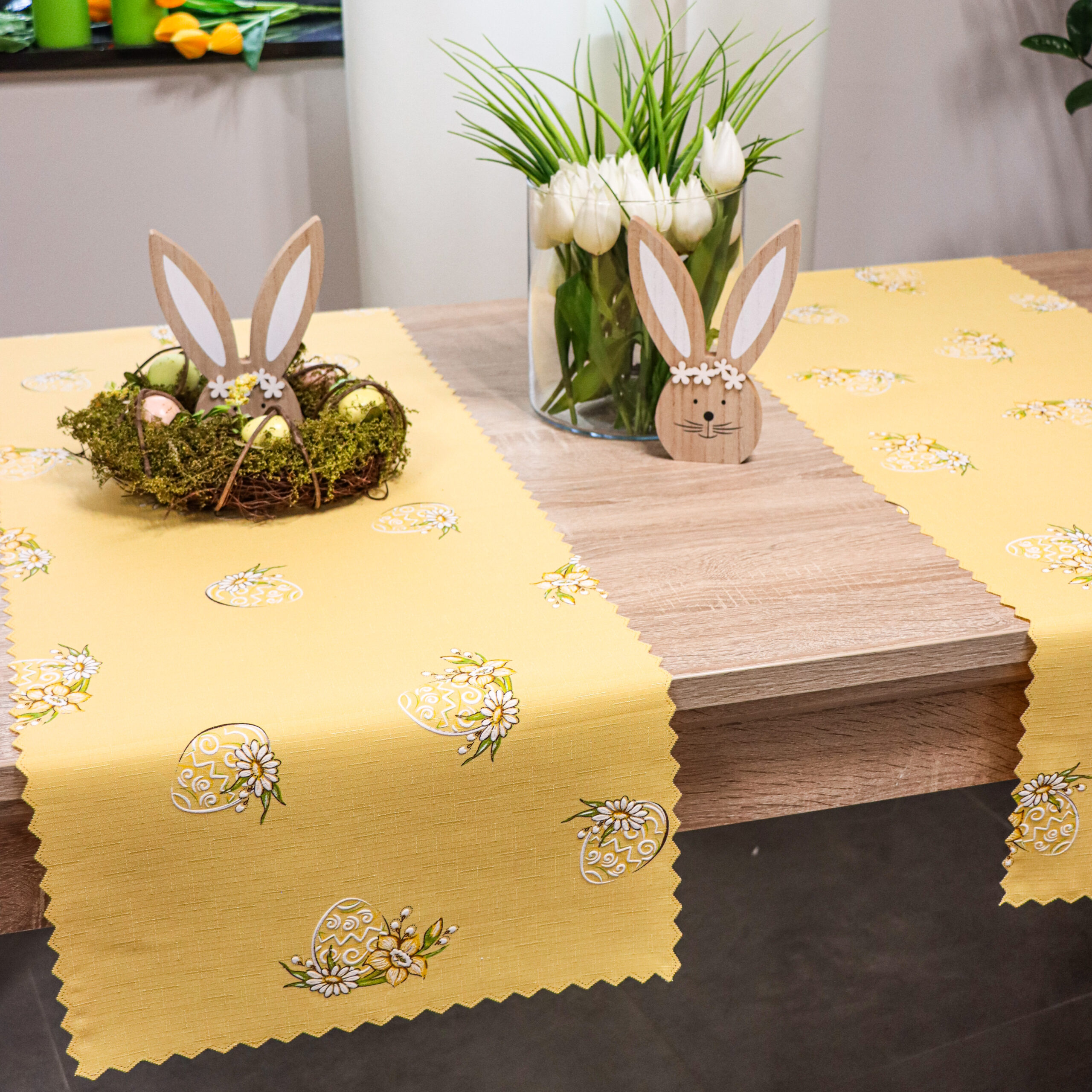 Bieżnik Wielkanocny -Żółty Bieżnik Wielkanocny -Żółty