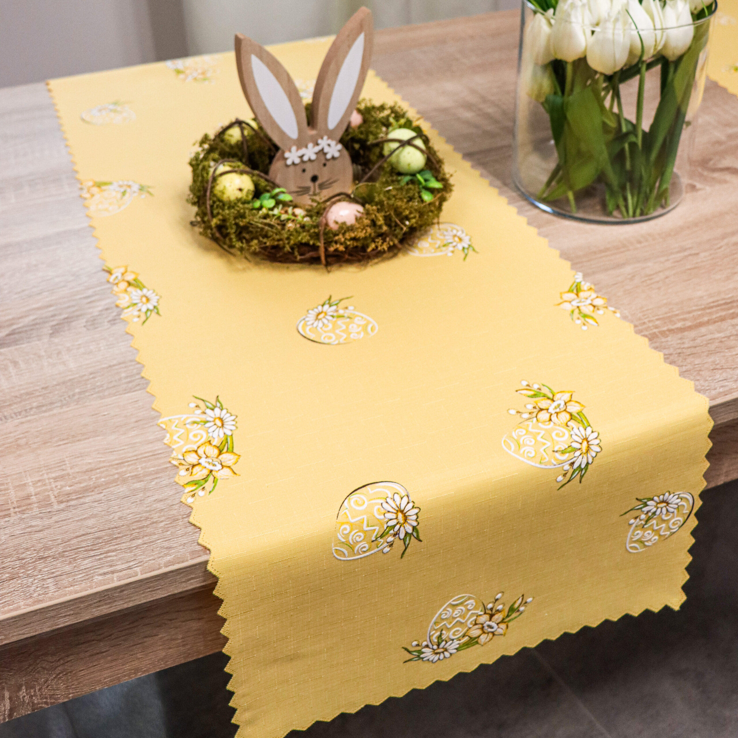 Bieżnik Wielkanocny -Żółty Bieżnik Wielkanocny -Żółty