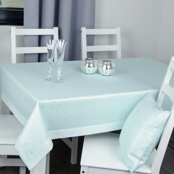 Tkanina zasłonowa – MERIDA- miętowa Tkanina zasłonowa – MERIDA- miętowa