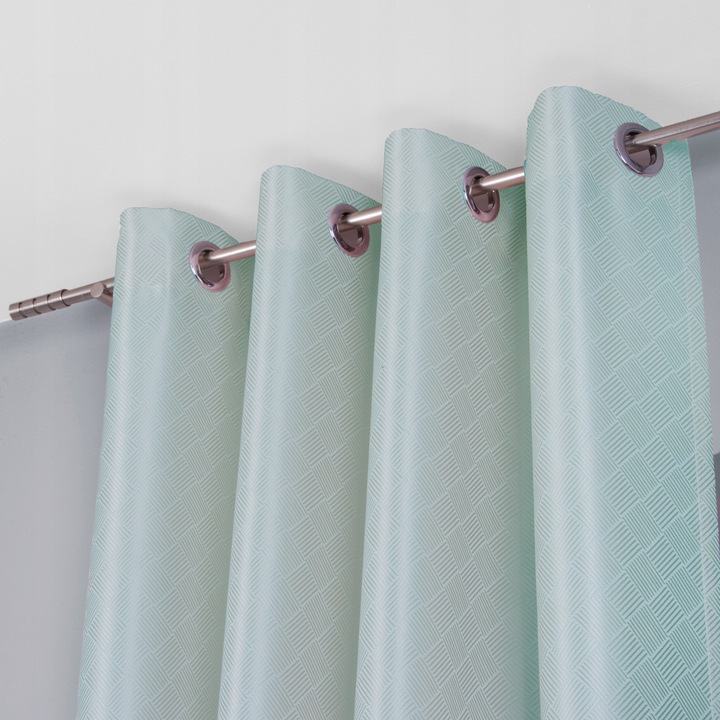 Tkanina zasłonowa – MERIDA- miętowa Tkanina zasłonowa – MERIDA- miętowa