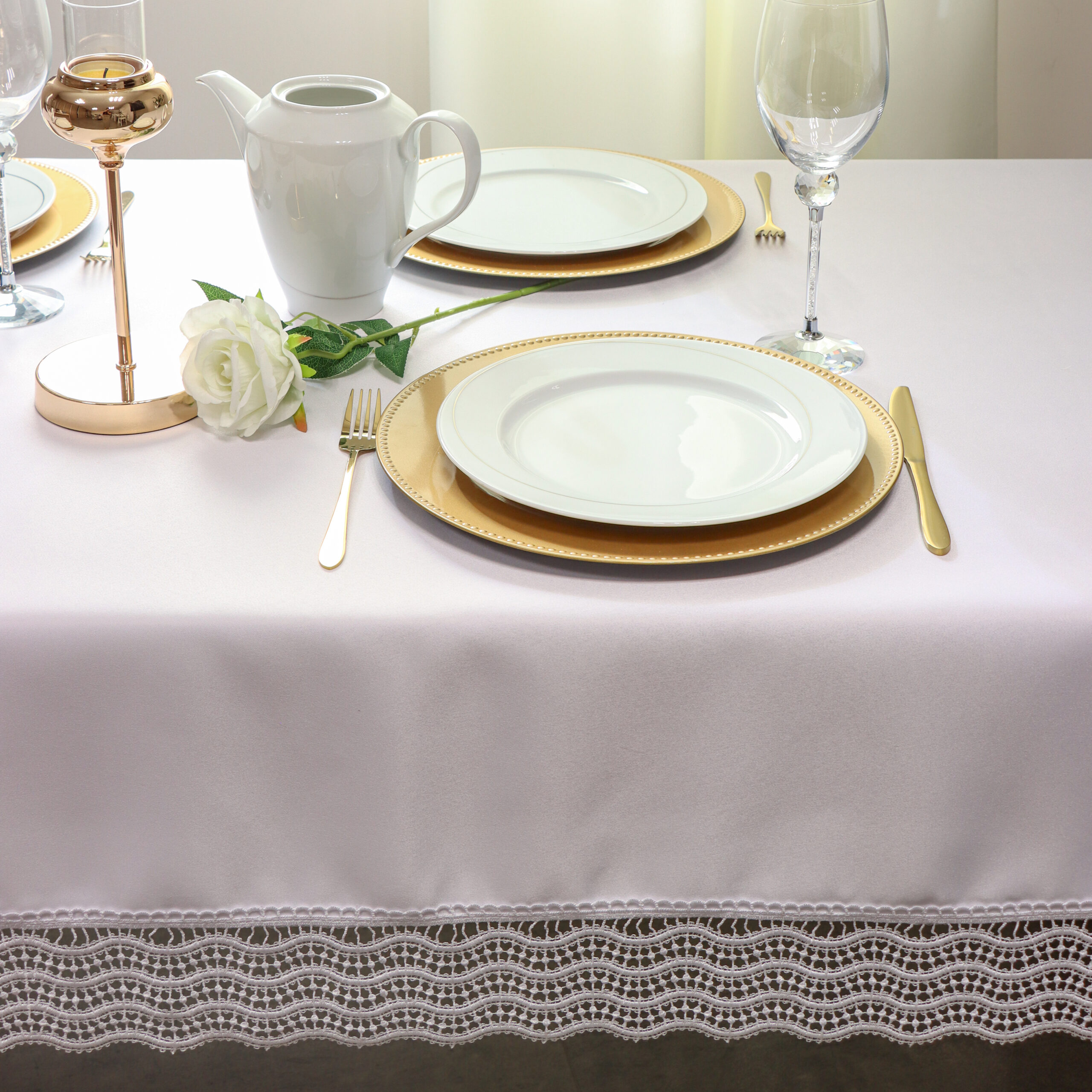 Obrus z Gipiurą – biały Obrus z Gipiurą – biały