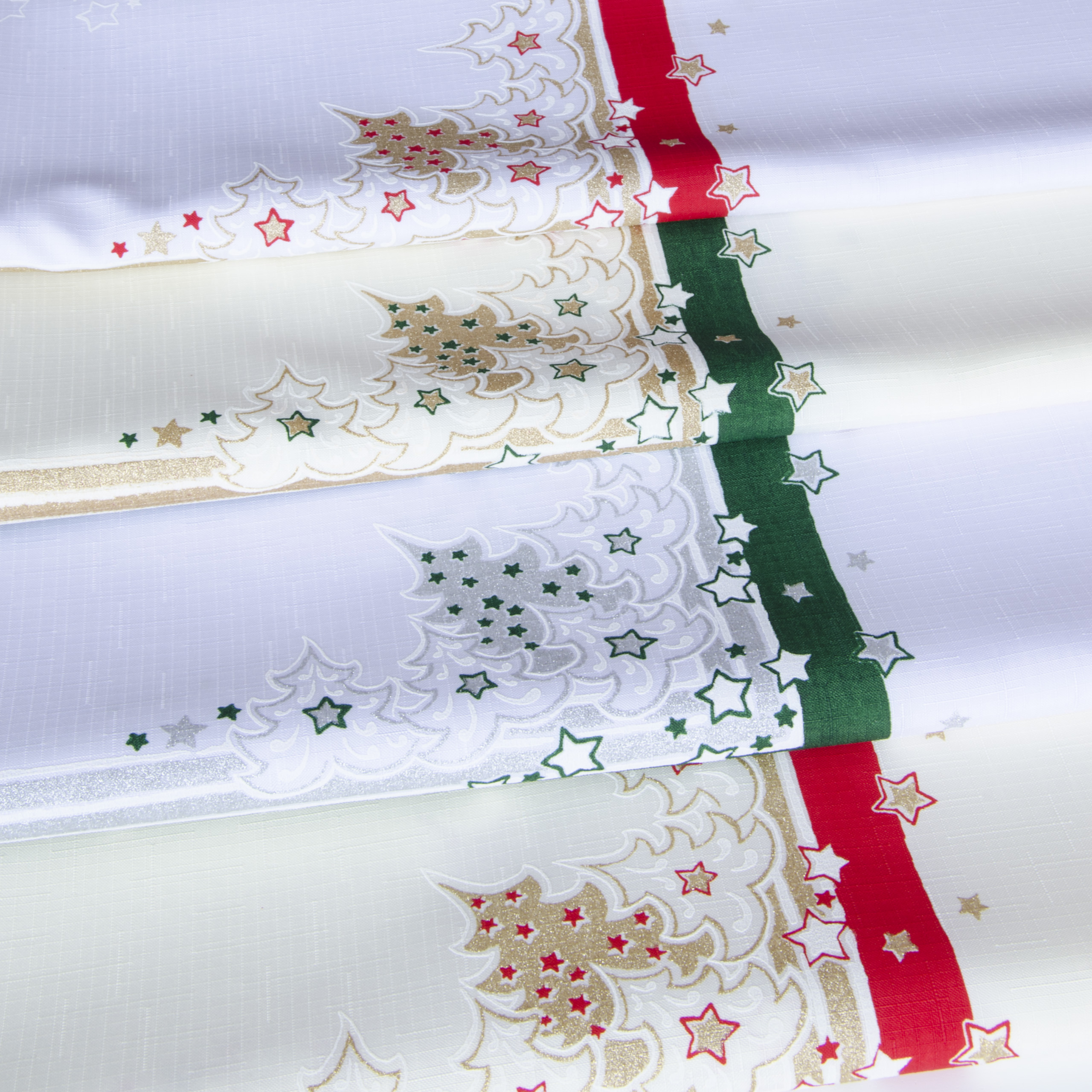 Obrus świąteczny ekri-czerwony złoto Obrus świąteczny ekri-czerwony złoto