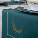 Podkładki świąteczne – Jodełka biel Podkładki świąteczne – Jodełka biel