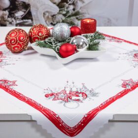 Serweta świąteczna  Boże Narodzenie – Biel