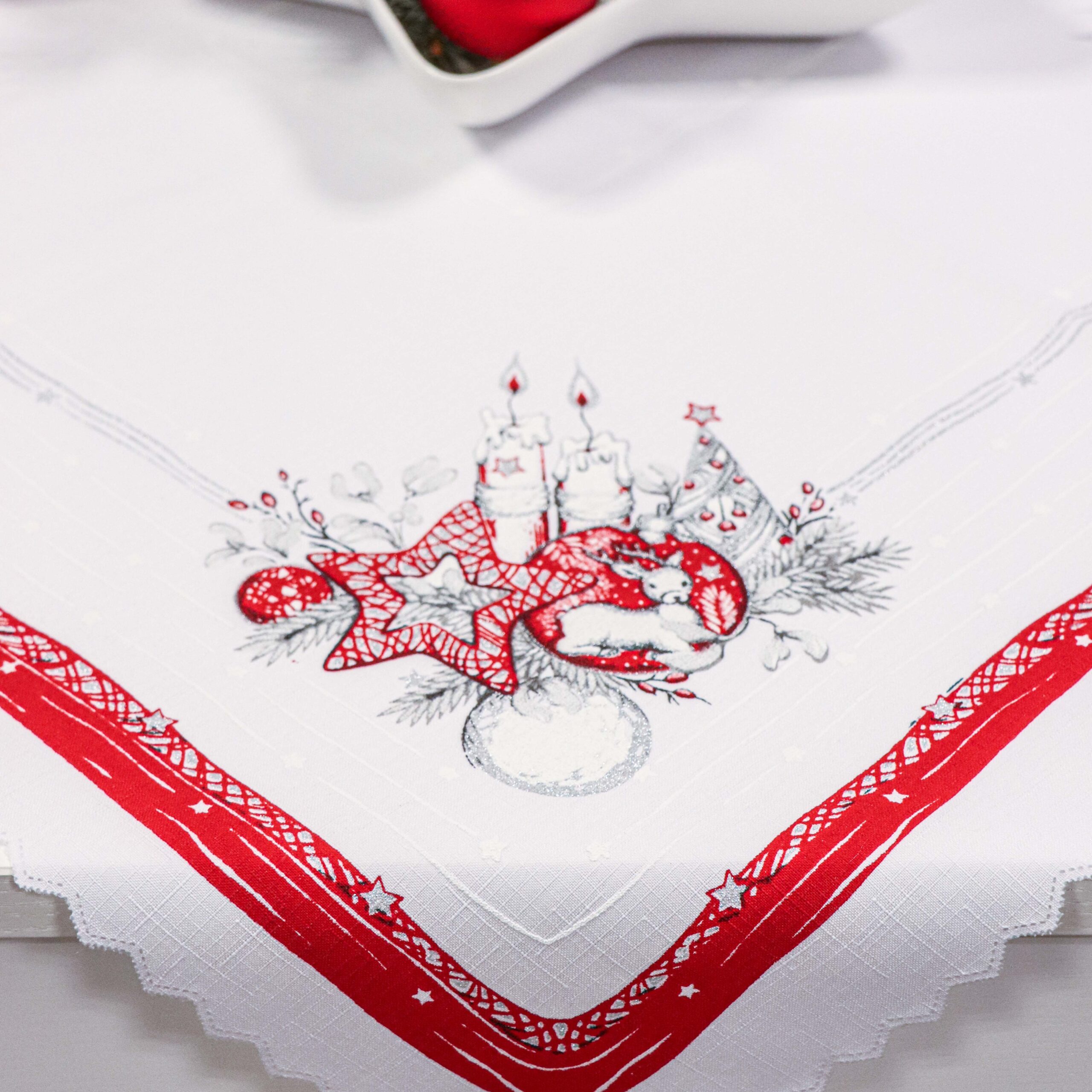 Serweta świąteczna Boże Narodzenie – Biel Serweta świąteczna Boże Narodzenie – Biel