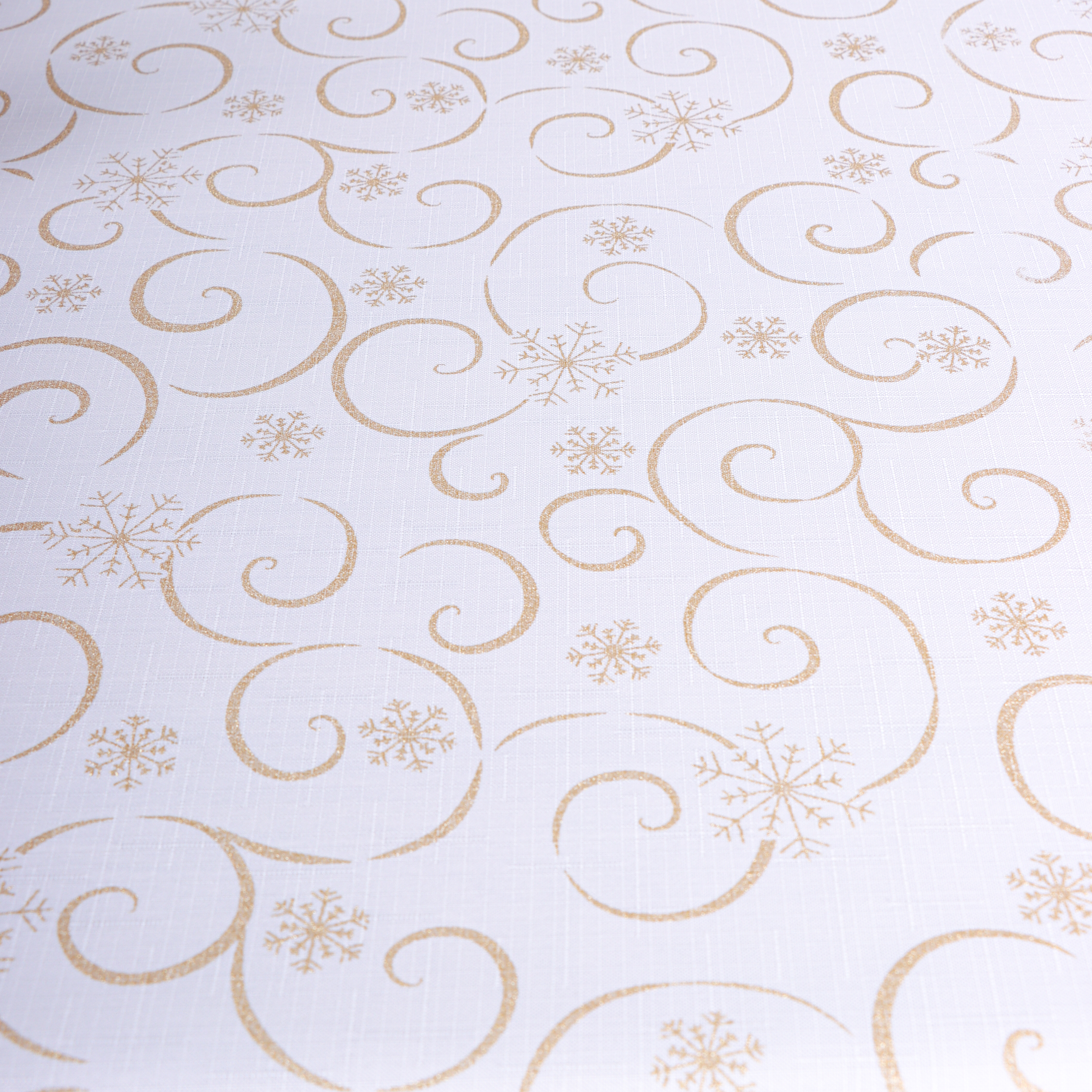 Obrus Świąteczny – Kremowy Złoto Obrus Świąteczny – Kremowy Złoto