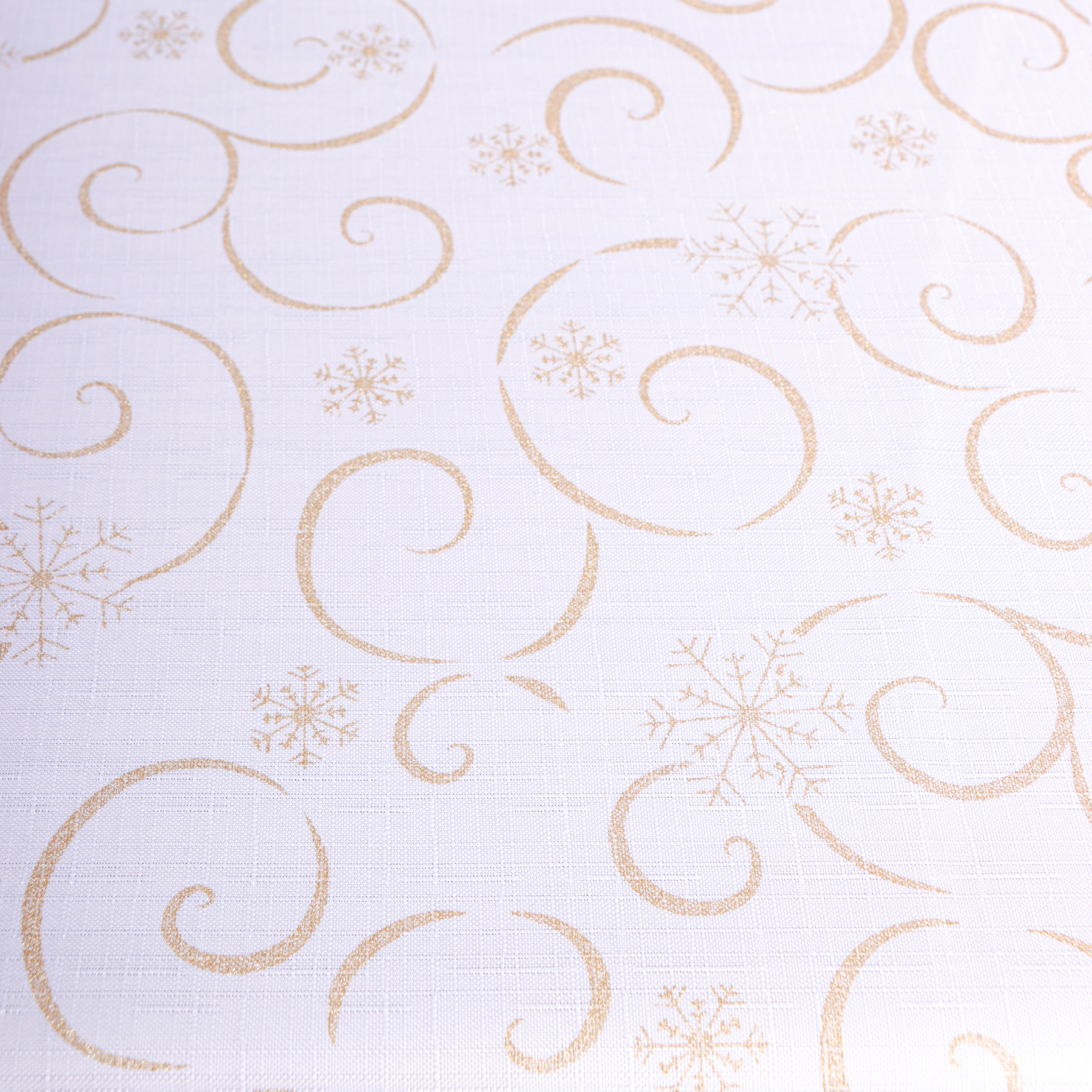 Obrus Świąteczny – Biel Złoto Obrus Świąteczny – Biel Złoto