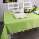 Podkładka Glamour 40 cm Koło – Beżowa + Złote dżety